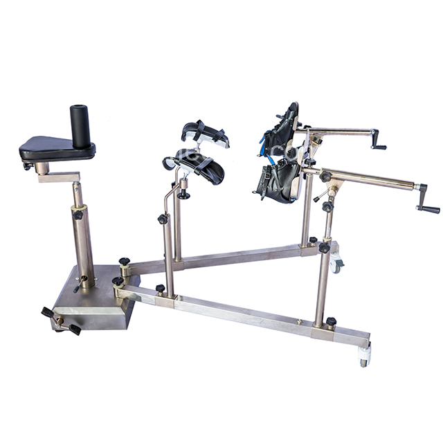 Orthopedic traction frame for operating table