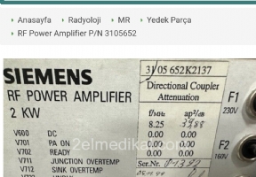 Siemens RF power amplifier