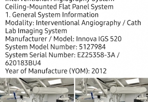 GE INNOVA MONOPLANE CATHLA IGS520