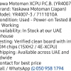 Yaskawa Motoman XCPU PCB YR4007-3 7111010A