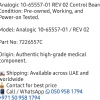 Analogic 10-65557-01 Rev.2 control board