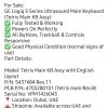 GE logiqS keyboard