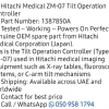 Hitachi medical ZM-07 tilt operation controller