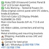 Aloka SSD control panel 10.4"LCD screen Assembly