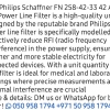 Philips schaffner FN258-42-33-42 amp RFI power line filter