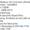 Hitachi medikal tilt controller ZM-06