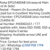 Aloka EP525400AB main board