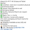 Hitachi EU-9171-W ultrasound tablet monitor