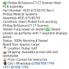 Philips brilliance iCT CT scanner main PCB