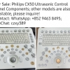 Philips CX-50 control panel components